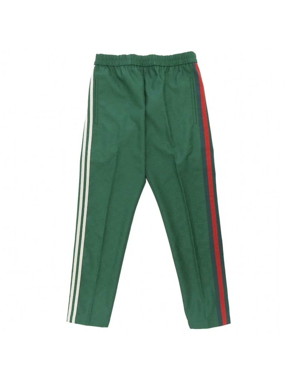 Gucci Adidas GG Logo Sherry Line Three Stripes Track Pants Green
